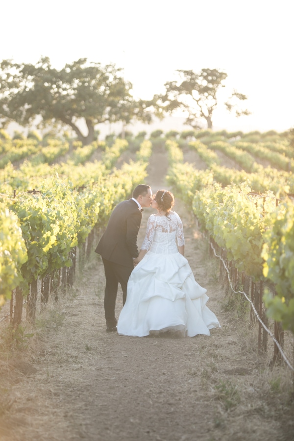 Sunset, Lilac Winery Wedding with Beautiful Vintage Details | Santa Ynez Valley, Santa Barbara California Wedding | Groom's Wedding Party | christinechangphoto.com - LA Based Wedding Photographer