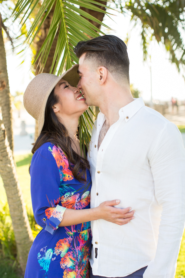 Santa Monica Beach Engagement - Christine Chang Photography. www.christinechangphoto.com